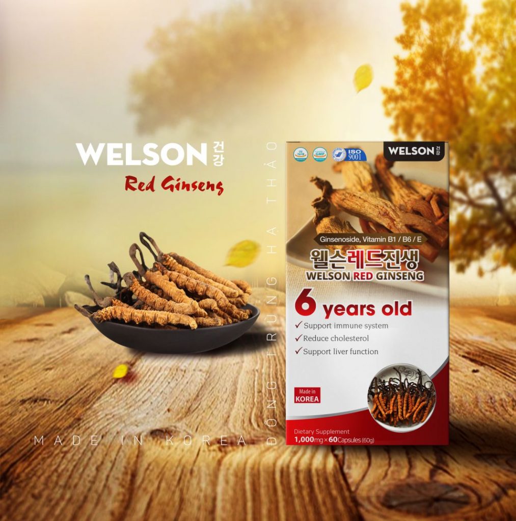 Welson Red Ginseng Phiên bản cao cấp cải tiến từ Welson Ginseng 6